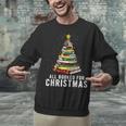 Christmas Book Tree All Booked For Xmas Unisex Sweatshirt Christmas Book Tree All Booked For Xmas Unisex Sweatshirt