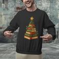 Christmas Book Tree Bookshelf Holiday For Readers Librarians Unisex Sweatshirt Christmas Book Tree Bookshelf Holiday For Readers Librarians Unisex Sweatshirt