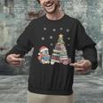 Christmas A Penguin Reading Book Snowflake Cocoa Hot Teacher Unisex Sweatshirt Christmas A Penguin Reading Book Snowflake Cocoa Hot Teacher Unisex Sweatshirt