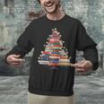 Christmas Tree Book Bookworm Unisex Sweatshirt