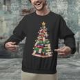 Christmas Tree Of Books For Readers And Librarians Unisex Sweatshirt