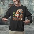 Coffee And Book Reading Accessories For Book Lovers Gnome Unisex Sweatshirt