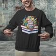 Color Our World Summer Reading 2025 Cute Book Wildflowers Unisex Sweatshirt
