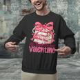 Coquette Bow All Booked For Valentine Book Lover Bookish Unisex Sweatshirt