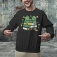 Coquette Bow Books St Patrick's Shamrock Bookworm Librarian Unisex Sweatshirt Coquette Bow Books St Patrick's Shamrock Bookworm Librarian Unisex Sweatshirt