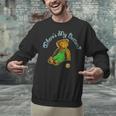 Corduroy Where's My Button Teddy Bear Retro Children's Book Unisex Sweatshirt
