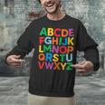 Cute ABCs Shirt Alphabet Colorful Letters Reading Books Kids Unisex Sweatshirt