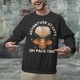 Cute Dragon Book Hot Air Balloon Adventure Fantasy Reading Unisex Sweatshirt Cute Dragon Book Hot Air Balloon Adventure Fantasy Reading Unisex Sweatshirt