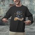 Cute Dragon Books Flower Bookworm Book Lover Unisex Sweatshirt
