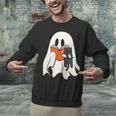 Cute Ghost Cat Reading Book Spooky Season Halloween Costume Unisex Sweatshirt Cute Ghost Cat Reading Book Spooky Season Halloween Costume Unisex Sweatshirt