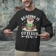 Cute Otter Reading Book Lover Sea Otters Animal Lover Unisex Sweatshirt Cute Otter Reading Book Lover Sea Otters Animal Lover Unisex Sweatshirt