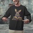 Cute Rabbit Bunny Book Lover Unisex Sweatshirt