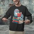 Cute Reading Seal On Books Book Lover Unisex Sweatshirt Cute Reading Seal On Books Book Lover Unisex Sweatshirt
