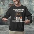 Das Ist Es Was Ich Tue Ich Lese Books Crochet And Unisex Sweatshirt