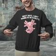 Most Days I Just Wanna Be An Axolotl Salamander Introvert Unisex Sweatshirt Most Days I Just Wanna Be An Axolotl Salamander Introvert Unisex Sweatshirt