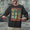 DCC Many Faces Of Mordecai Grid Gamer Series Book Unisex Sweatshirt DCC Many Faces Of Mordecai Grid Gamer Series Book Unisex Sweatshirt