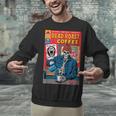 Dead Roast Coffee Comic Book Cover Style Skeleton Barista Unisex Sweatshirt Dead Roast Coffee Comic Book Cover Style Skeleton Barista Unisex Sweatshirt