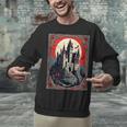 Dracula's Castle Book Cover Illustration Unisex Sweatshirt