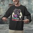 Dragon Reading A Book Cute Bookworm Book Lover Unisex Sweatshirt Dragon Reading A Book Cute Bookworm Book Lover Unisex Sweatshirt