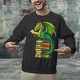 Dragon Reading Books Matching Bookworm Readers Librarian Unisex Sweatshirt