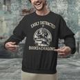 Easily Distracted By Books And Dragons Book Dragon Lover Unisex Sweatshirt Easily Distracted By Books And Dragons Book Dragon Lover Unisex Sweatshirt