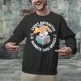 Easily Distracted By Rabbits And Books Reading Unisex Sweatshirt