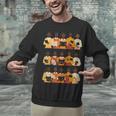 Educated Afro Women Girl Reading Book Future HBCU Grad Unisex Sweatshirt