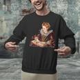 Elizabeth I Reading A Book Unisex Sweatshirt Elizabeth I Reading A Book Unisex Sweatshirt