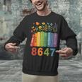 Equal Rights Book Flower Resist 86 47 Feminist Women Rights Unisex Sweatshirt