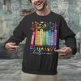 Equality Hurts No One Floral Books LGBTQ Gay Les Pride Month Unisex Sweatshirt Equality Hurts No One Floral Books LGBTQ Gay Les Pride Month Unisex Sweatshirt