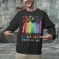 Equality Hurts No One Floral Books LGBTQ Pride Human Rights Unisex Sweatshirt Equality Hurts No One Floral Books LGBTQ Pride Human Rights Unisex Sweatshirt
