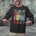 Floral Foxglove Daisy Tulip 8647 Books Lover Blooming Flower Unisex Sweatshirt