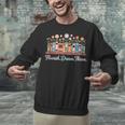 Flourish Dream Thrive Floral Books For Book Lovers Unisex Sweatshirt