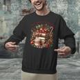 Fully Booked For Christmas Cozy Holiday Books Winter Reading Unisex Sweatshirt