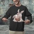 Funny Book Reading Quote For Women And Girls Rabbits Unisex Sweatshirt