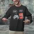 Gamer Book Lover Girl Women Bookworm Video Gaming Daughter Unisex Sweatshirt