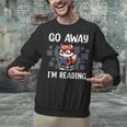Go Away I'm Reading Book Reader Cute Fox Librarians Unisex Sweatshirt