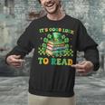Goods Luck Read Librarian Book Patrick Days Shamrock Clover Unisex Sweatshirt