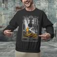 Gothic Book Lover Skeleton Unisex Sweatshirt