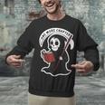 Grim Reaper Bookworm Cute Book Reading Halloween Unisex Sweatshirt Grim Reaper Bookworm Cute Book Reading Halloween Unisex Sweatshirt