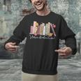 Harm Reduction Floral Book Overdose Awareness Nurse Unisex Sweatshirt
