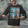 Hedgehog Love Reading And Hedgehogs Child Book Lover Unisex Sweatshirt Hedgehog Love Reading And Hedgehogs Child Book Lover Unisex Sweatshirt