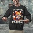 I'd Rather Be Reading Cute Fox Book Lover Reader Bookworm Unisex Sweatshirt