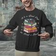 It's a Good Day To Read a Book Floral Stack Tee Unisex Sweatshirt