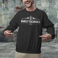Jane Austens Hardly Bearable Book Quote Unisex Sweatshirt