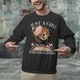 Just A Girl Who Loves Books Book Lover Reading For Women Unisex Sweatshirt