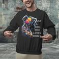 Just a Girl Who Loves Books Unisex Sweatshirt Just a Girl Who Loves Books Unisex Sweatshirt