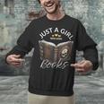 Just A Girl Who Loves Books Witchcraft Spell Book Halloween Unisex Sweatshirt