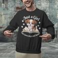 Just a Girl Who Loves Dogs And Books Cute Dog Unisex Sweatshirt Just a Girl Who Loves Dogs And Books Cute Dog Unisex Sweatshirt