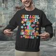 Just A Girl Who Loves Dragons And Books Reading Bookworm Unisex Sweatshirt Just A Girl Who Loves Dragons And Books Reading Bookworm Unisex Sweatshirt